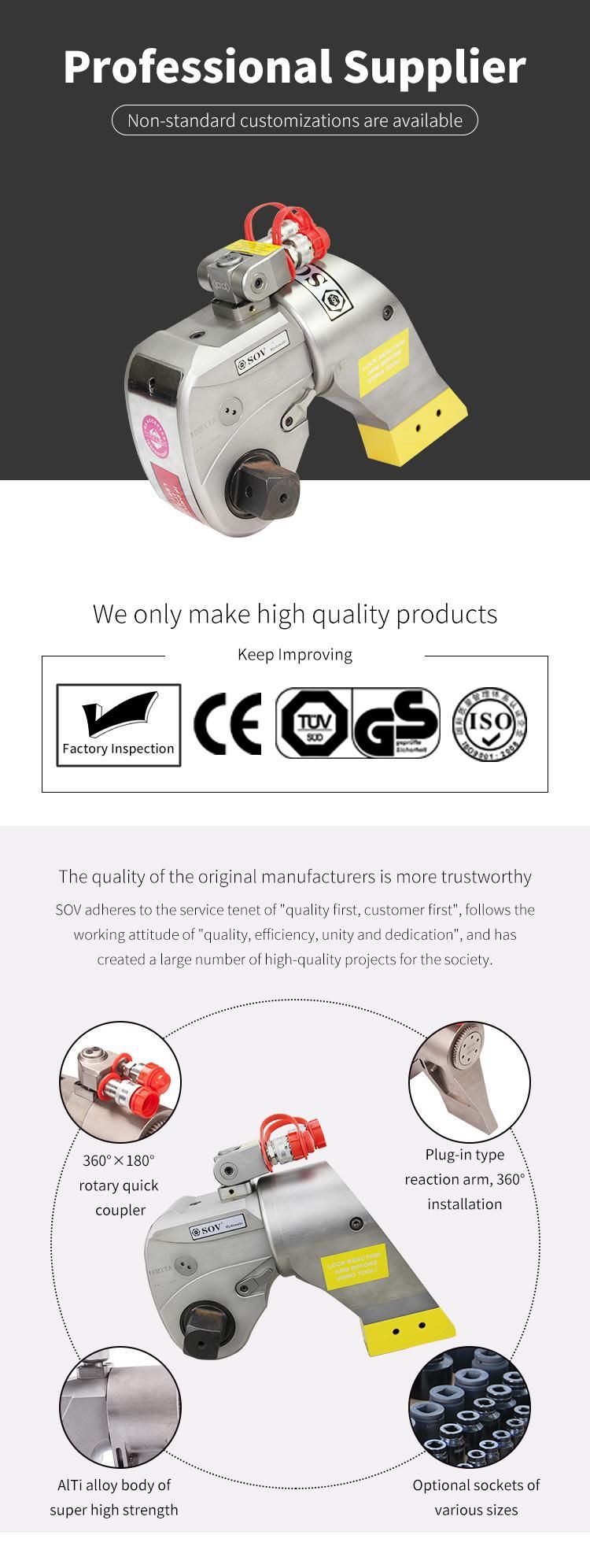 Sov Brand Steel Material Hydraulic Torque Wrench