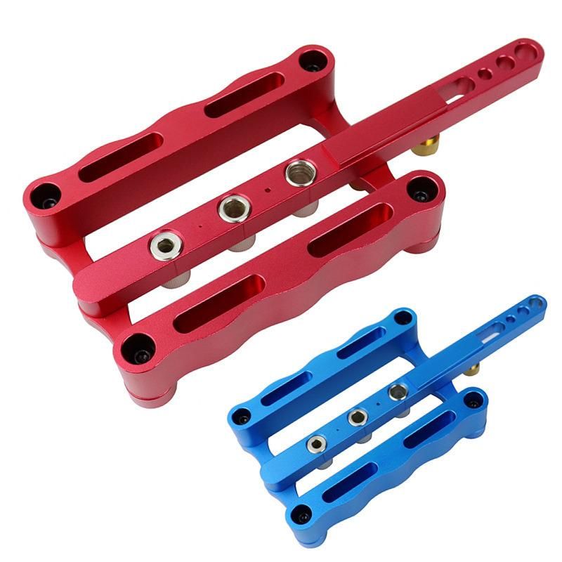 Woodworking Punch Positioner Vertical Three-in-One Hole Opener Dowel/Dowel/Stick Splicing Tool