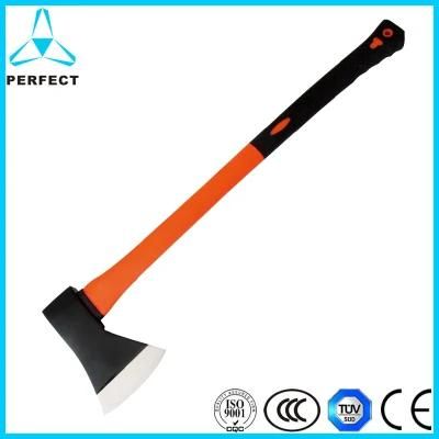 Double Color Plastic-Coating Fiberglass Handle Hatchet