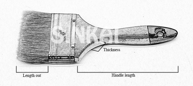 Economic Painter Paint Brush with High Performance