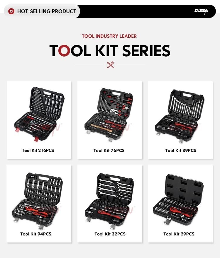 57 PCS Hand Tools Combo Set Household, Socket Tool Set
