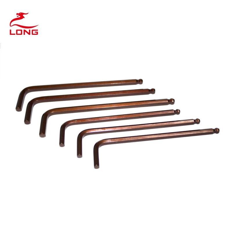 T-Shape Allen Hex Key in Brown Finish S2 Material for Install