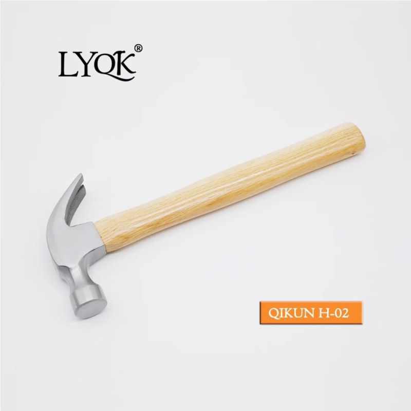 H-01 Construction Hardware Hand Tools Hickory Handle American Type Claw Hammer