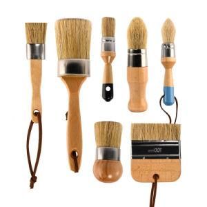 7PCS Soft Bristle Boar Paint Brush for Furniture/Wall/Door/Window Painting