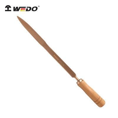 Wedo Popular Non Sparking Beryllium Copper Materil Triangular Scraper