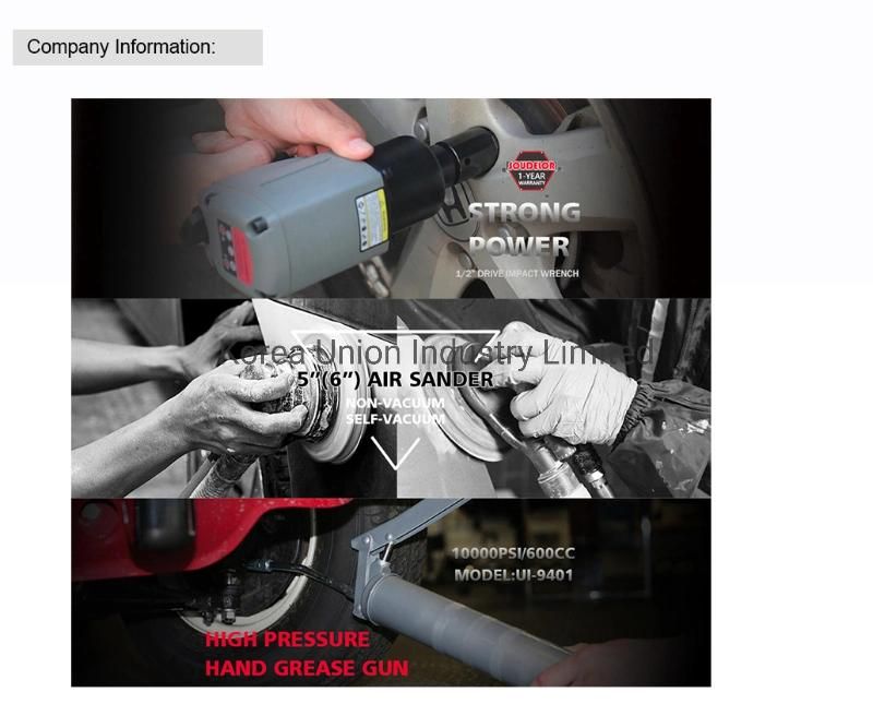 Industrial 600cc Zinc Alloy Head Cap Manual Grease Gun Ui-9407