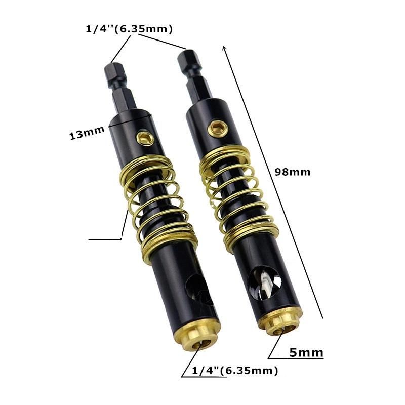 Woodworking Hinge Drill Hinge Locating Drill, Hexagonal Shank Perforator Bit