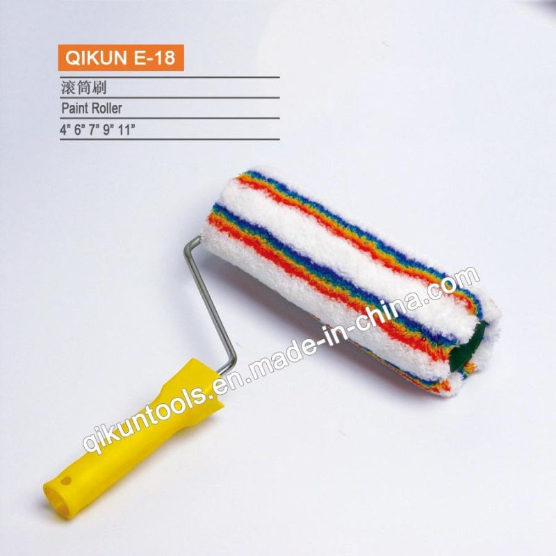 E-10 Hardware Decorate Paint Hand Tools Plastic Handle Acrylic Fabric Paint Roller