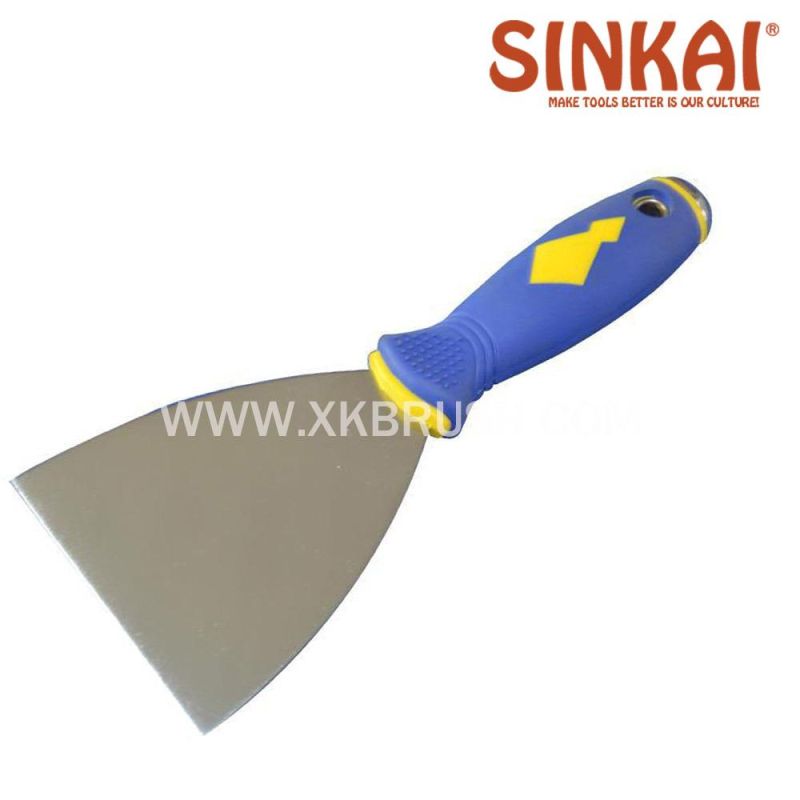 Stainless Steel Scrapper with Rubber Handle