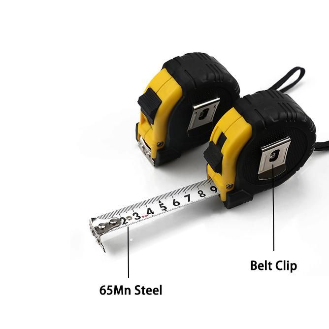 (5m/16ft) Precision Graduated Steel Measuring Tape Best Civil Construction Tool (RUT-019)