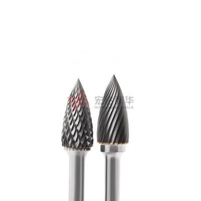 G Shape Tree Shape with Pointed End Carbide Rotary Burrs