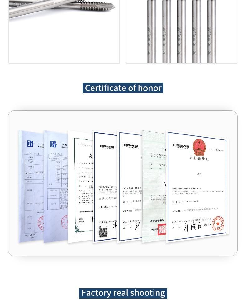 Hsse-M35 JIS Long Shank 100mm Spiral Pointed Taps M2 M2.5 M2.6 M3 M3.5 M4 M5 M6 M8 M10 M12 Machine Thread Screw Tap