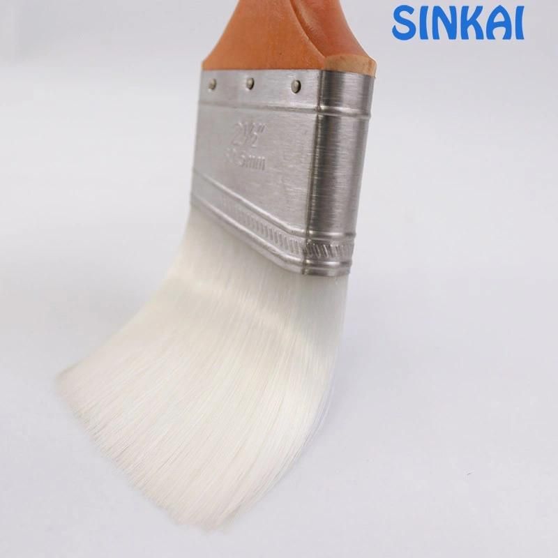 Customized Plastic or Wooden Handle Angular Sash Brushes with High Quality