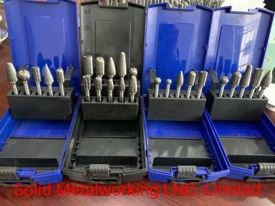 Carbide bur sets with different combinations