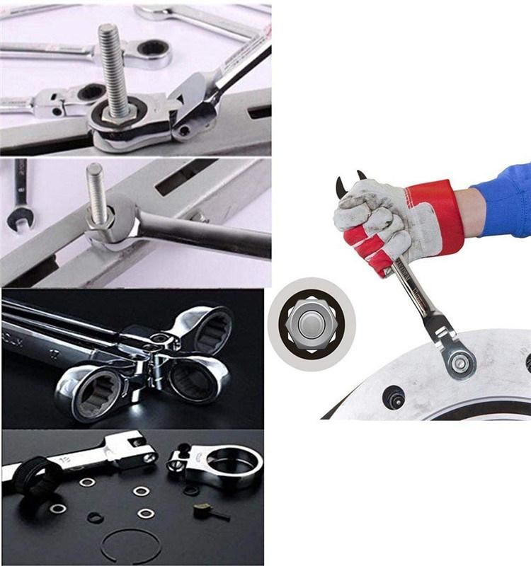 Repair Tools Flexible Ratchet Wrench Set Torque Wrench Spanner