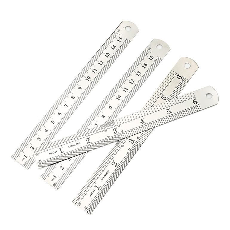 Personalised Measuring Tool Inches Millimeter Scale Stainless Steel Ruler