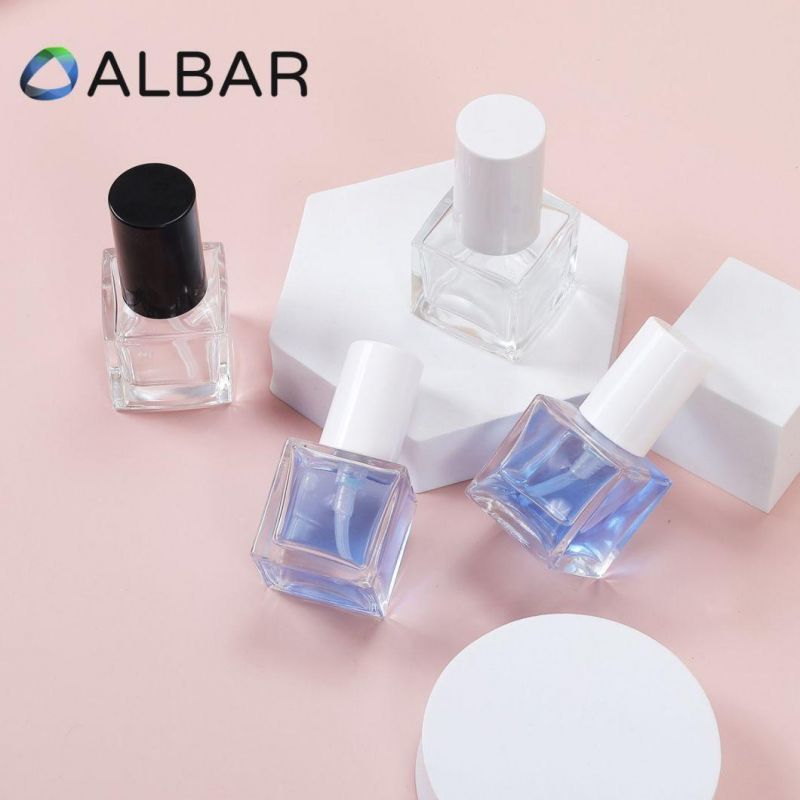 Cream Liquid Foundation Square Glass Bottles for Makeups with Press Pump