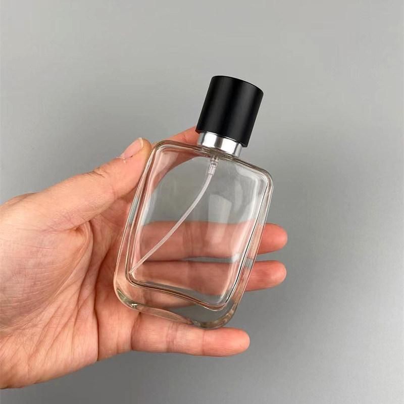 50ml Portable Spray Travel Bottle Clear Empty Reusable Bottles Containers for Outdoor Camping Business Trip