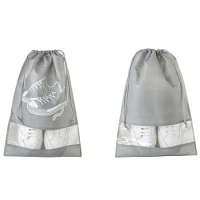 Non Woven Travel Drawstring Shoe Bag