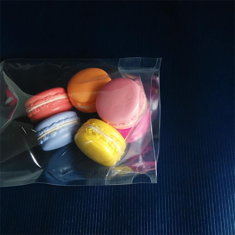 Moisture Proof Laminated Material Transparent Stand-up Bag Self-Sealing Plastic Food Bag for Cookie Fruit Tea Packaging