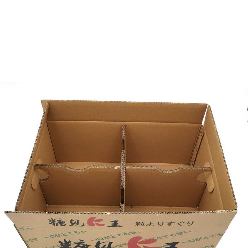 Factory Customization OEM/ODM 5-Ply Corrugated Color Fruit Gift Paper Packaging Carton Box for Pear/Orange/Apple/Lemon/Mango/Banana/Fruit/Vegetable