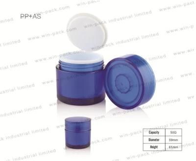 Winpack Top Sale Fancy Painted Acrylic Jar for Cosmetic Cream Skincare Packing