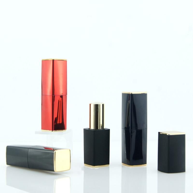 4.3G in Stock Ready to Ship Luxury Cosmetic Lipstick Tube Custom Unique Lipstick Tube Black