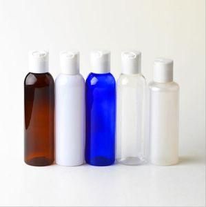 150ml Pet Plastic Round Shoulder Shower Gel Lotion Shampoo Cosmetic Bottle with Press Cap