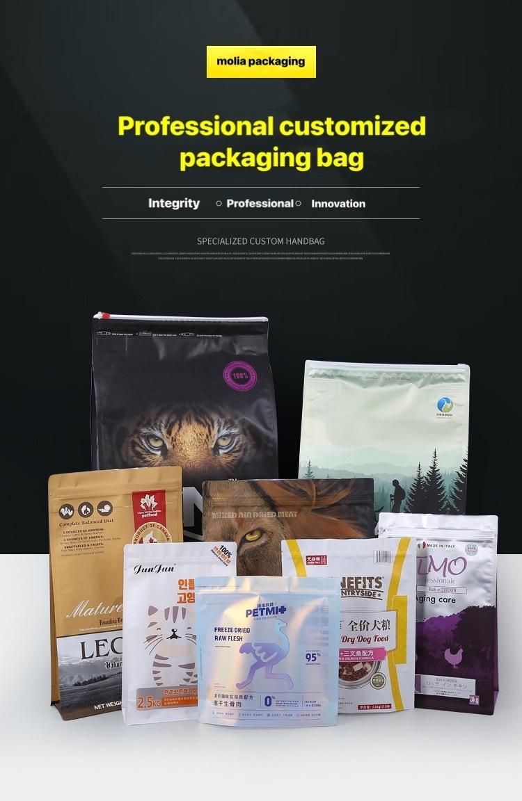 Coffee Bean Powder Packaging Pouch Octagonal Seal Bag with Valve Folding Buckle Zipper Packing Bag