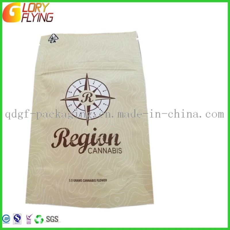 Plastic Tobacco Leaf Rolling Bag Smell Proof Mylar Bags