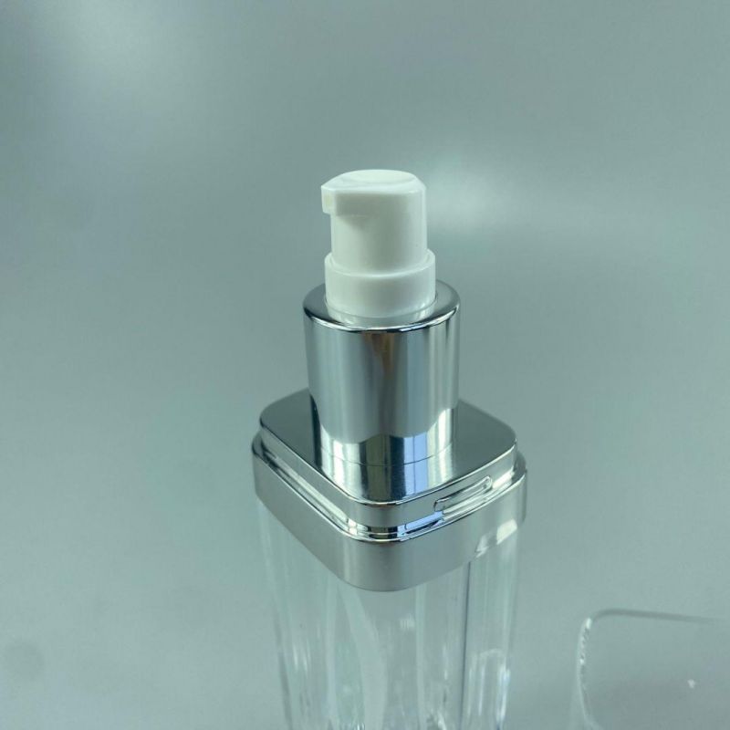 Rectangular Acrylic Emulsion Bottle Foundation Liquid Bottle Essence Milk Bottle 30-50ml