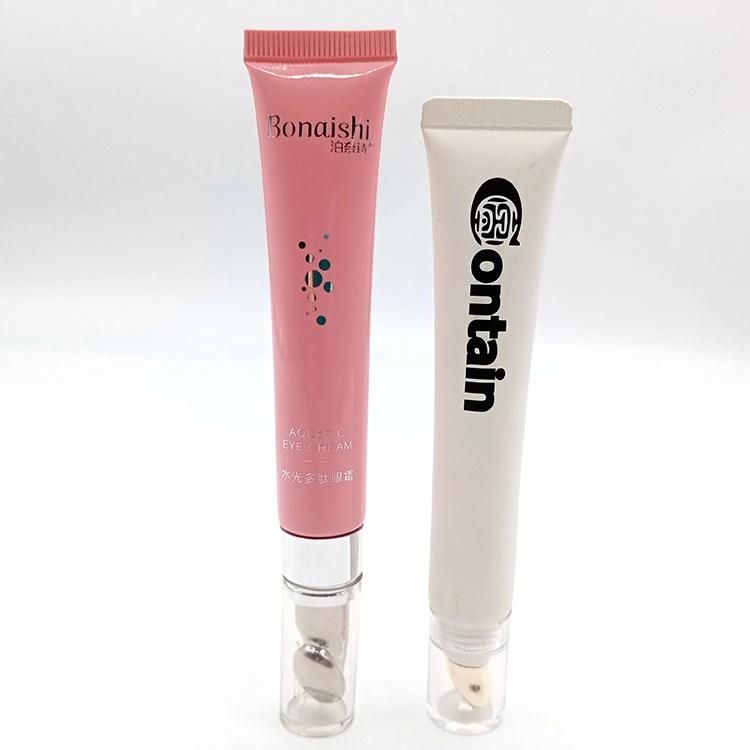 Plastic Tube Packaging for Eye Cream with Massage Applicator