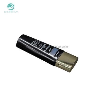 Ultra Flat Electroplating Screw Cap Tin Foil Sealing Transparent Tube Body Base Cream Tube