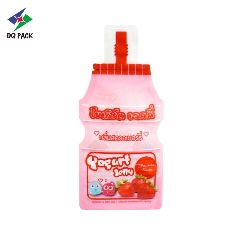 Sample Free Shape Pakcaging Injection Pouch Yogurt Baby Food Bottle Shape Pouch