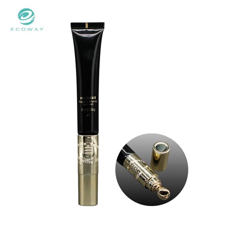 Vibration Cosmetic Eye Cream Tube with Metal Applicator