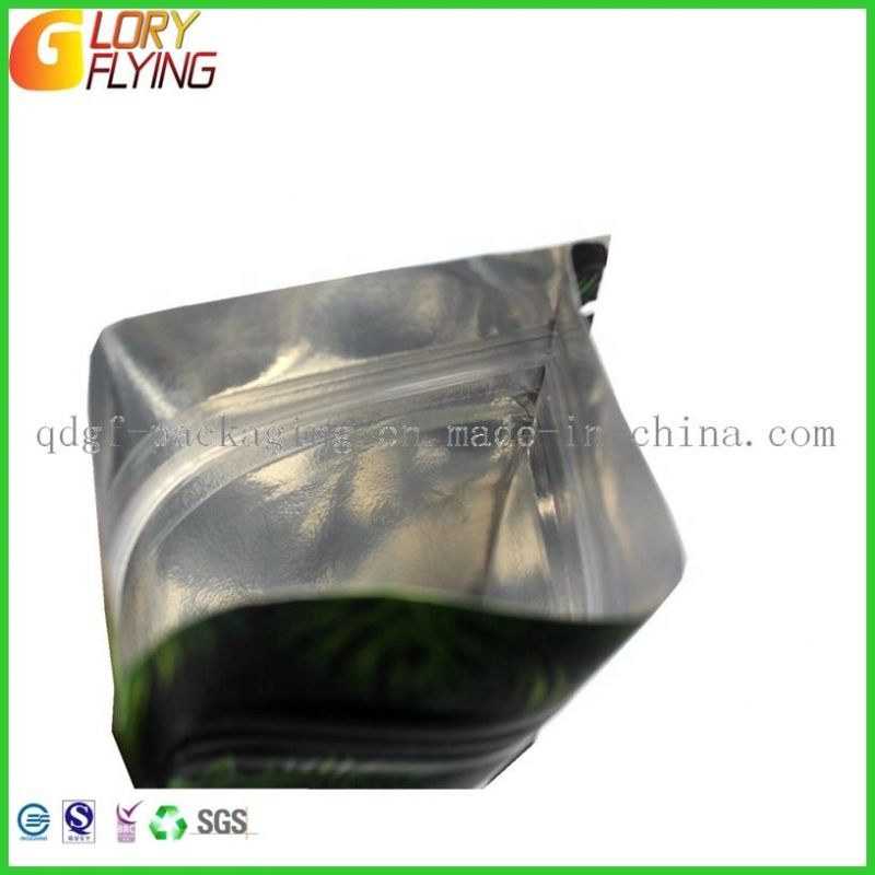 Smell Proof Pouch Stand up Zipper Mylar Bag for Tobacco Packaging