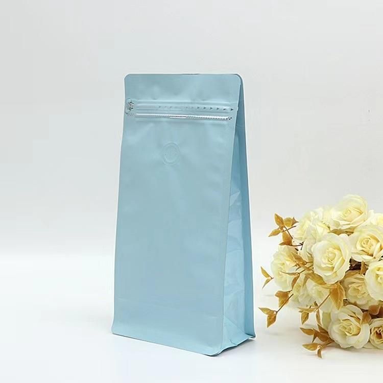 Kraft Paper Stand up Pouch with Clean Window and Zipper