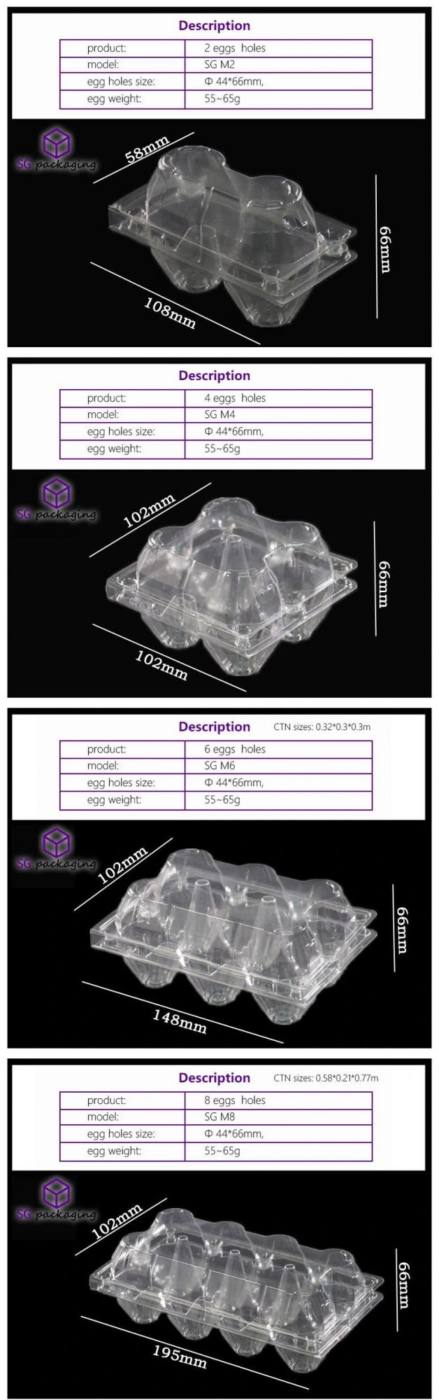 15 Cells Egg Tray Box Packaging