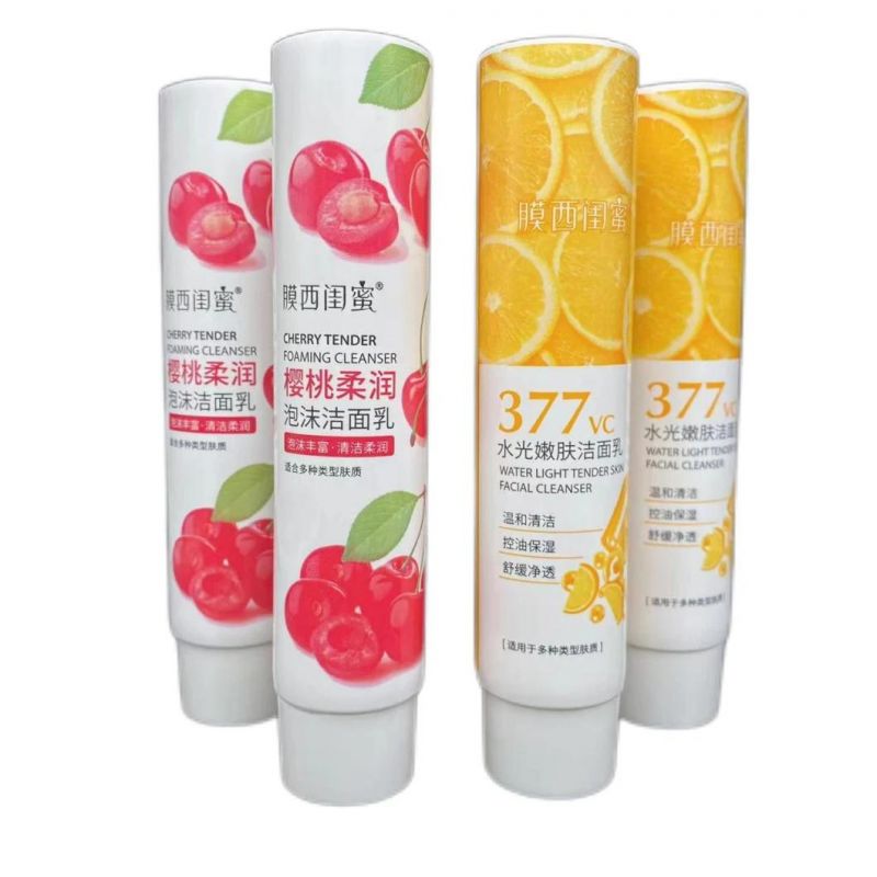 250ml 300ml UV Printing Personal Care Lotion Packaging Five Layers Plastic Tube