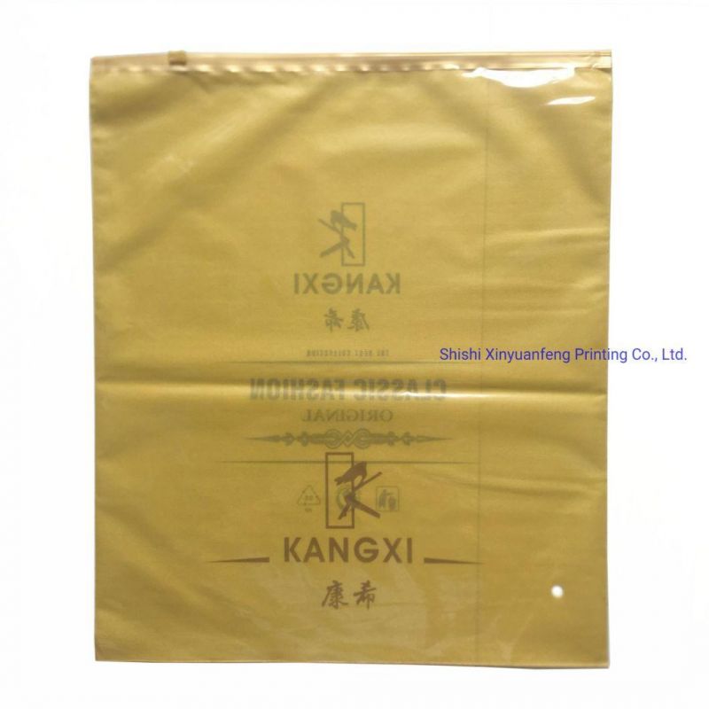 OEM Packaging Bag Zip Lock Bag Poly Bag for Clothing