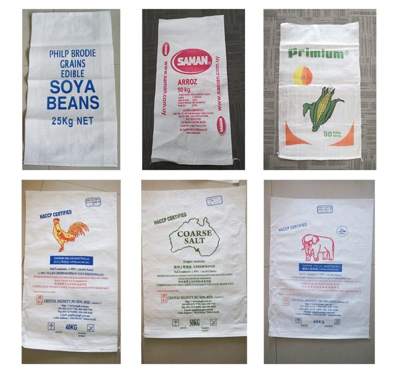 PP 50kg Printed Woven Sack of Cattle Feed Packing Bags