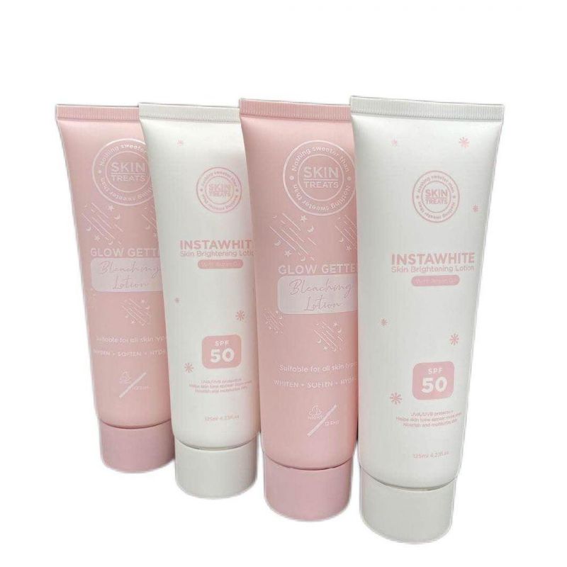 Custom Empty Eco Friendly Biodegradable 50ml Plastic Hand Cream Tube Plastic Soft Cosmetic Packaging Squeeze Tub