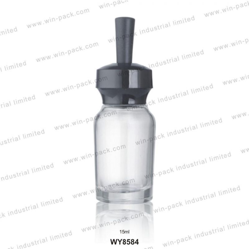 Lotion Bottle Manufacturers Empty Clear Glass Lotion Bottle with Dropper 15ml 30ml 50ml 100ml 120ml