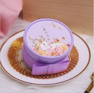 Purple Beautiful Fashionable Tin Box