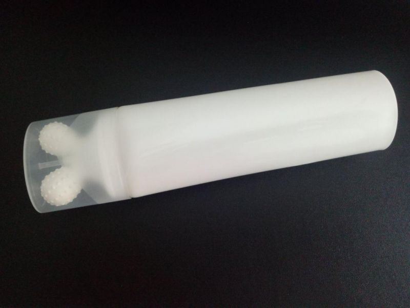 New Design Massage Oil Cream Tube with Steel Ball Roller Applicator