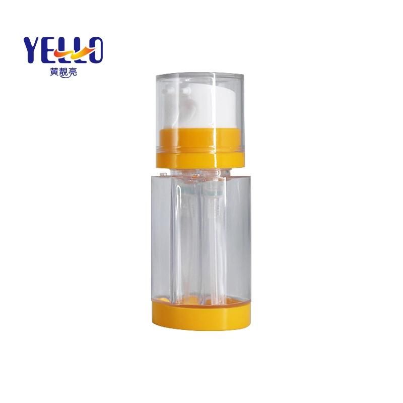 Hot Selling Skincare Packaging HDPE Squeeze Yellow Sunscreen Bottle 30ml