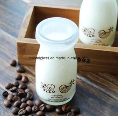 Wholesale 100ml Milk/Pudding Glass Bottle