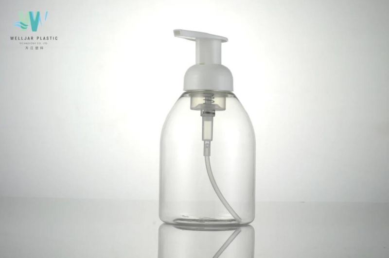 Personal Care Shampoo Round Pet Pocket Bottle with Pump Sprayer