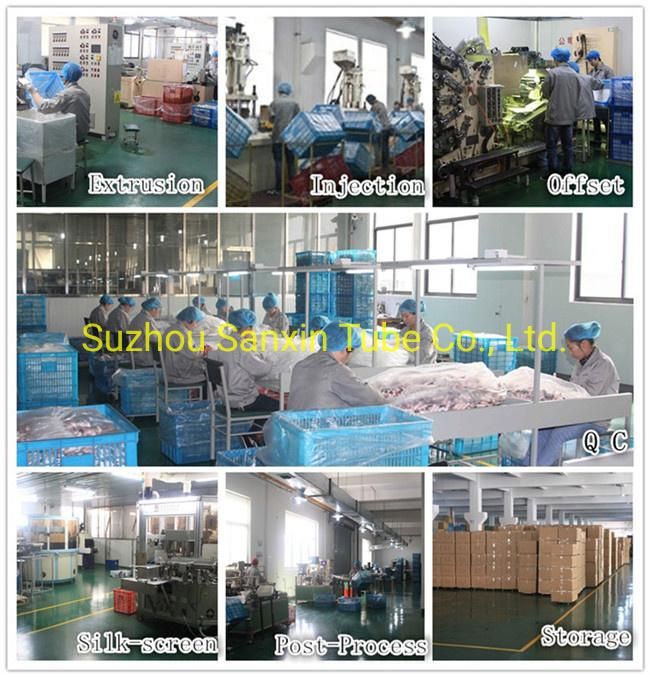 Manufactur Packaging Factory Supply Flat Tube Cosmetic Containers