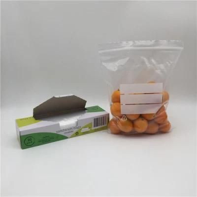 PE Ziplock Bags Double Seal Zipper Freezer Bag High Quality Durable Food Storage Kitchen Plastic Bags